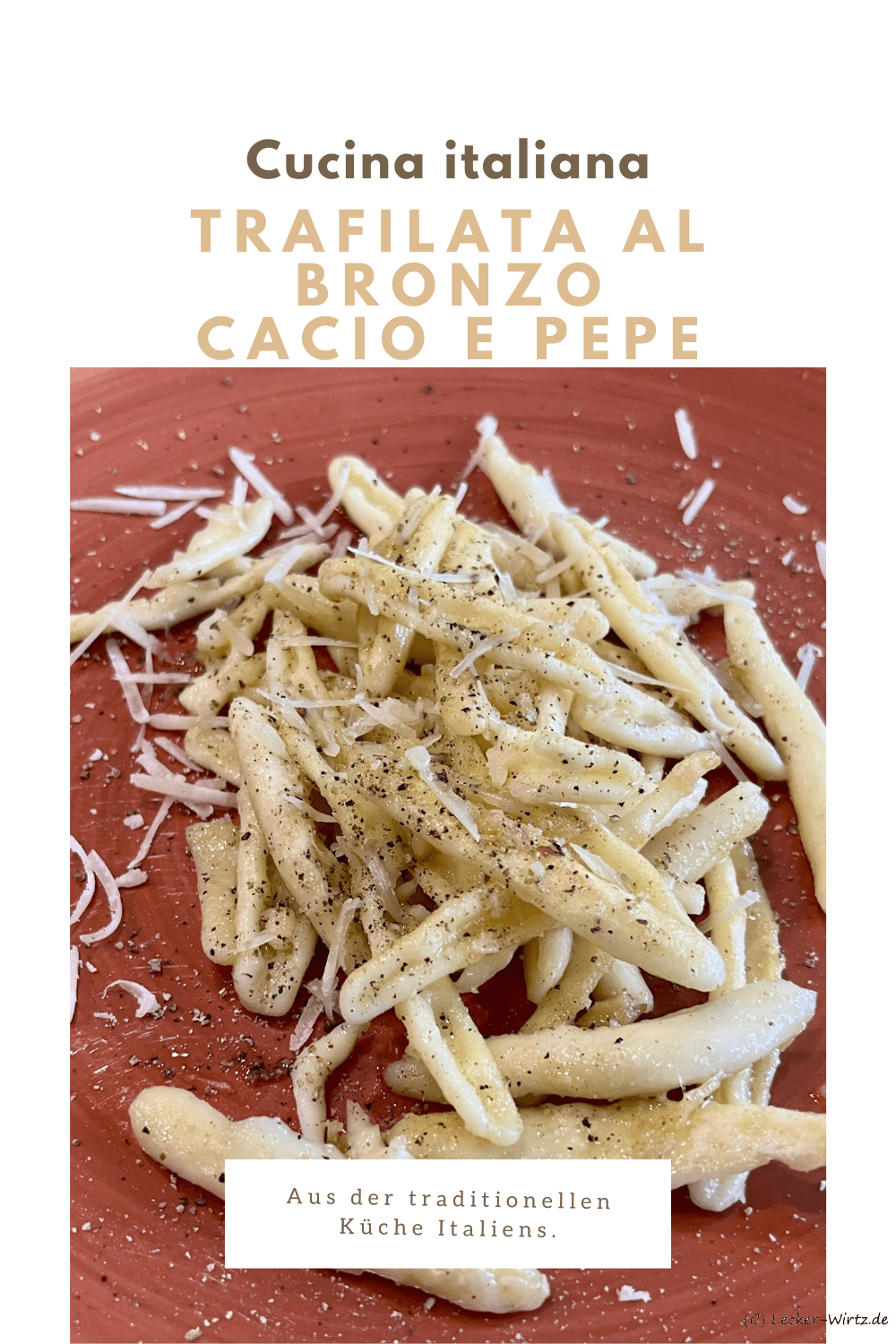 Trafilata al Bronzo cacio e pepe