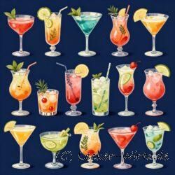 Cocktails und ihre Mocktail-Zwillinge