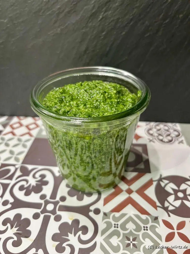 Bärlauchpesto ohne Nüsse