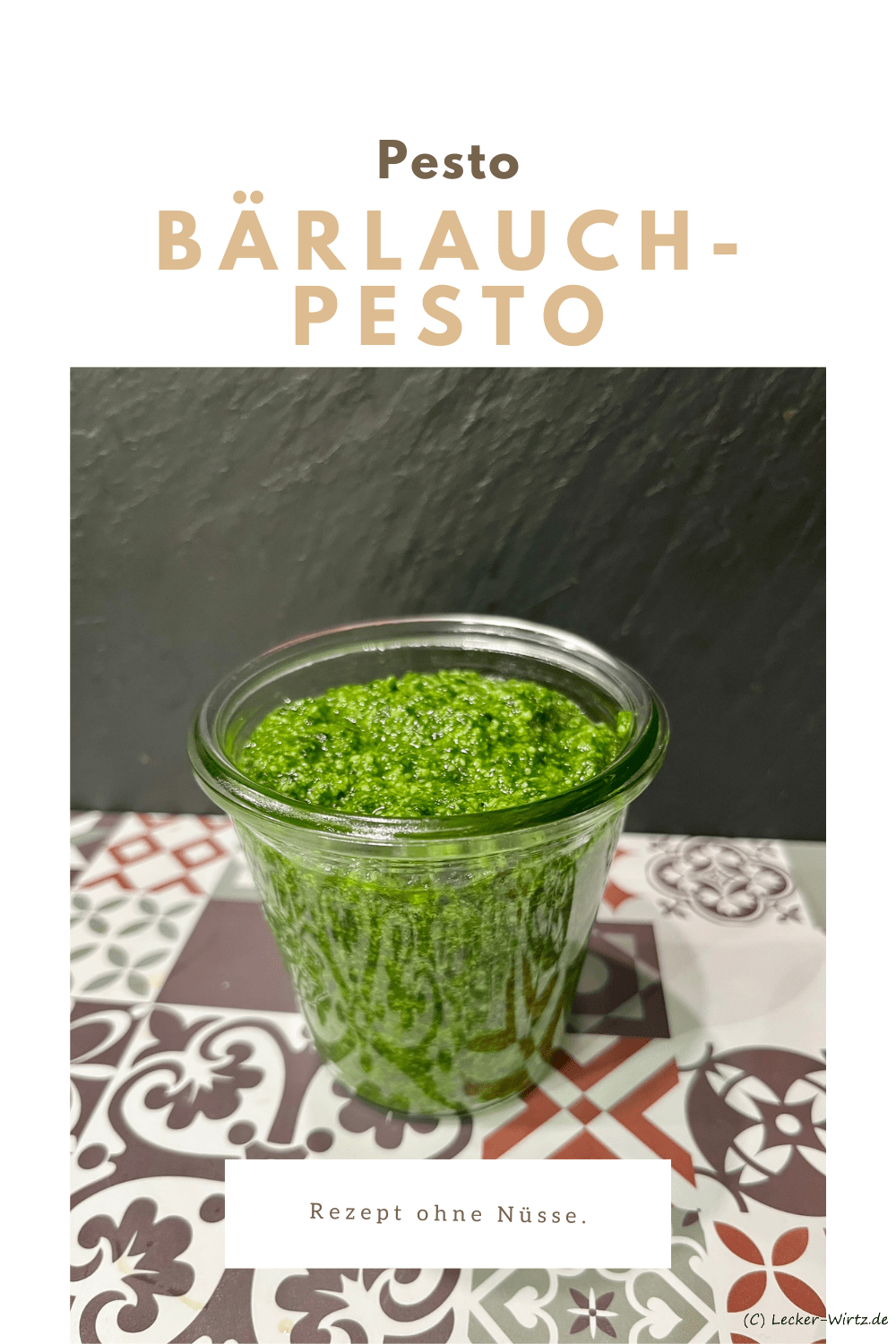 Bärlauchpesto ohne Nüsse