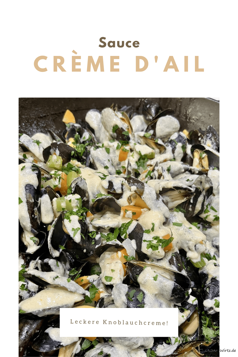 Crème d'ail - Knoblauchcreme