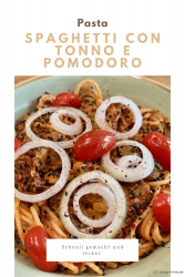 Spaghetti con tonno e pomodoro