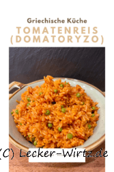 Griechischer Tomatenreis (Domatoryzo)