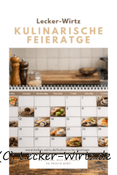 Kulinarische Feiertage – National Food Holiday