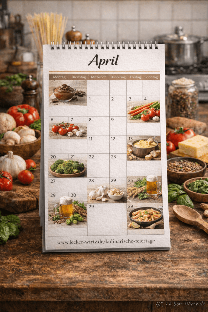 Kulinarische Feiertage im April