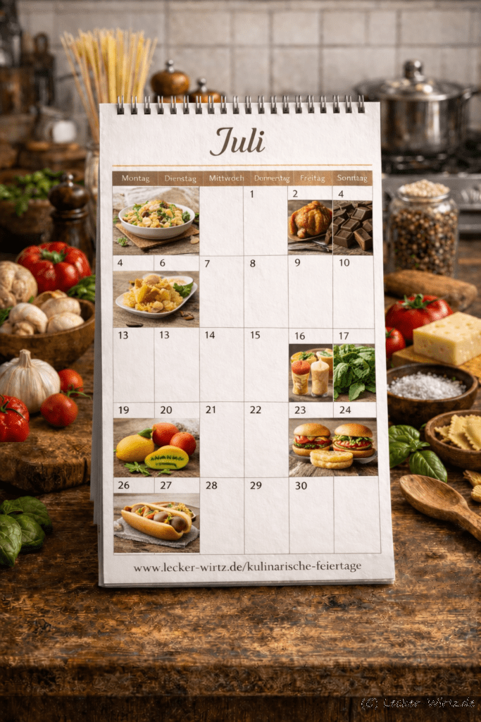 Kulinarische Feiertage im Juli