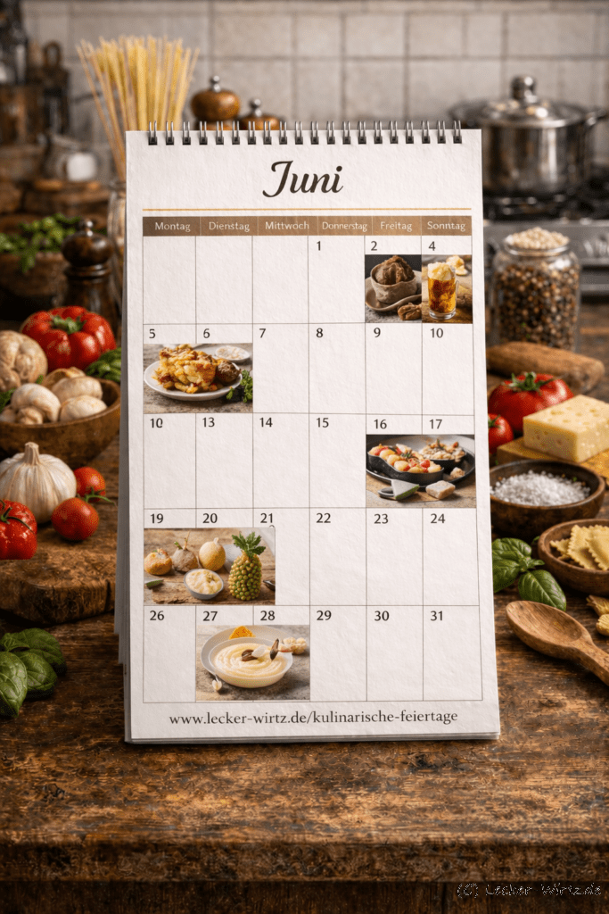Kulinarische Feiertage im Juni