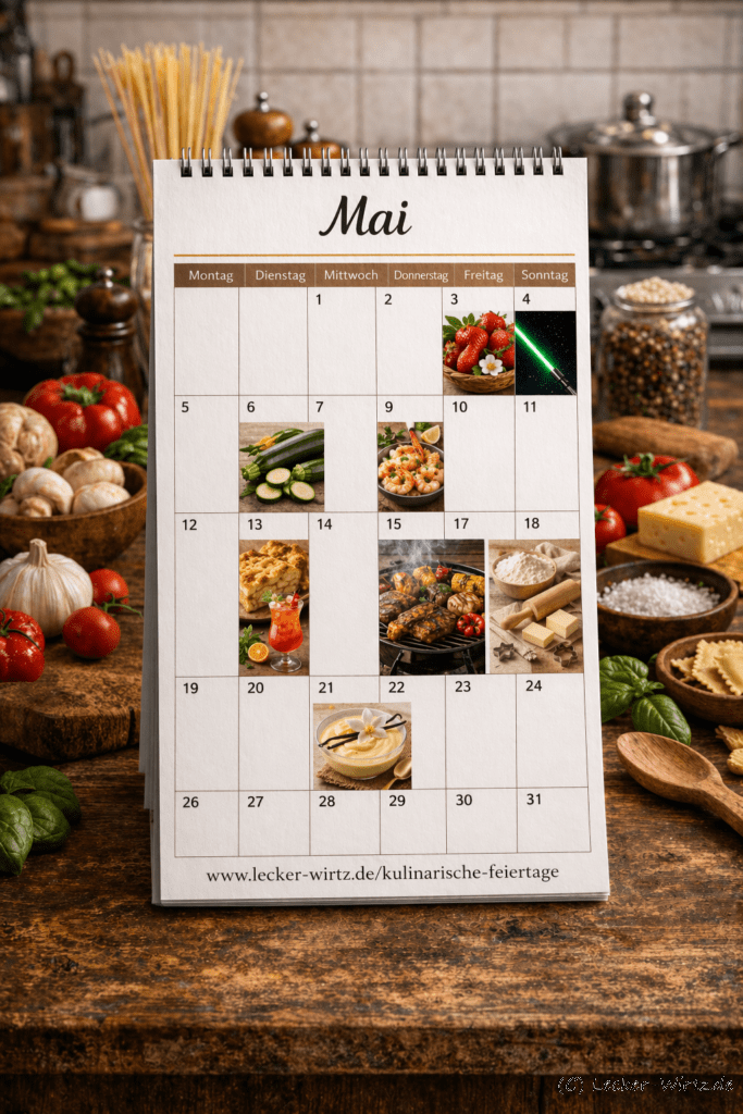 Kulinarische Feiertage im Mai