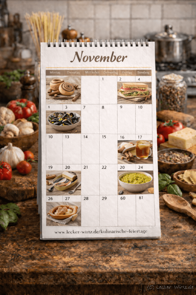 Kulinarische Feiertage im November
