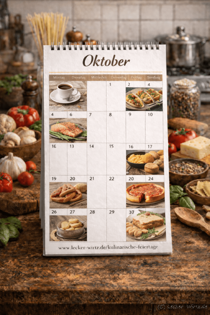 Kulinarische Feiertage im Oktober
