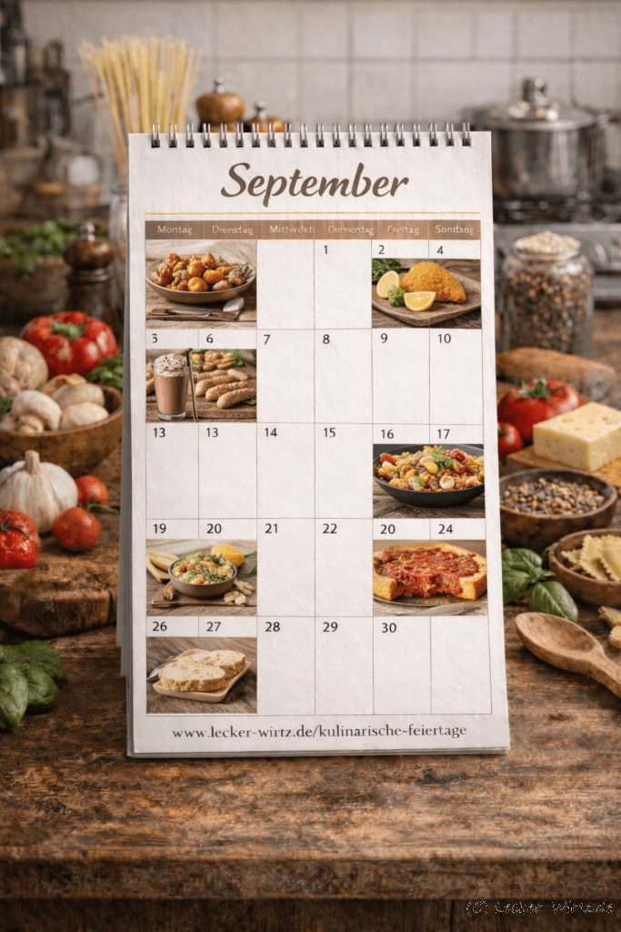 Kulinarische Feiertage im September