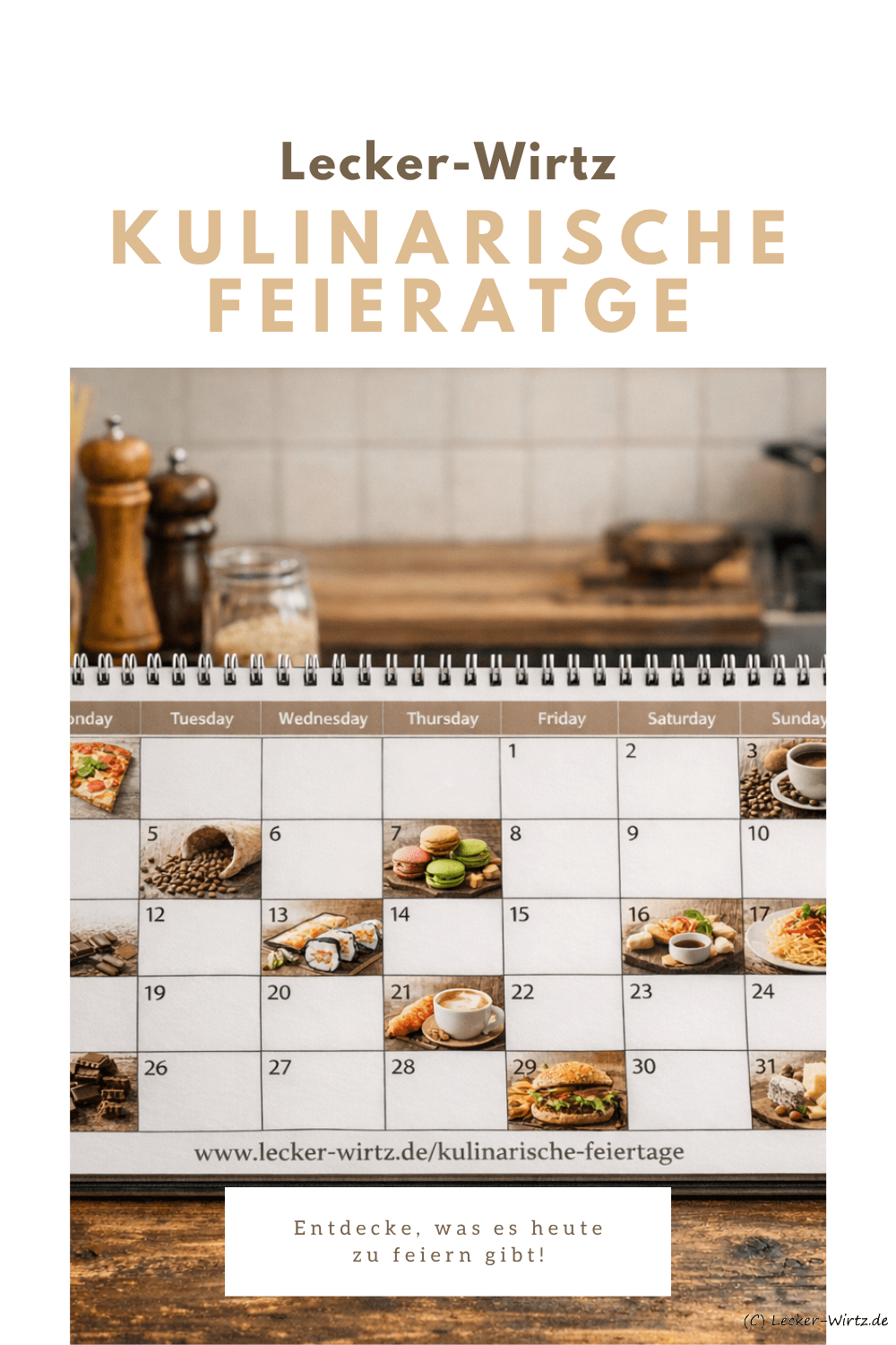 Kulinarische Feiertage – National Food Holiday