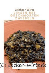 Linsen mit geschmorten Zwiebeln