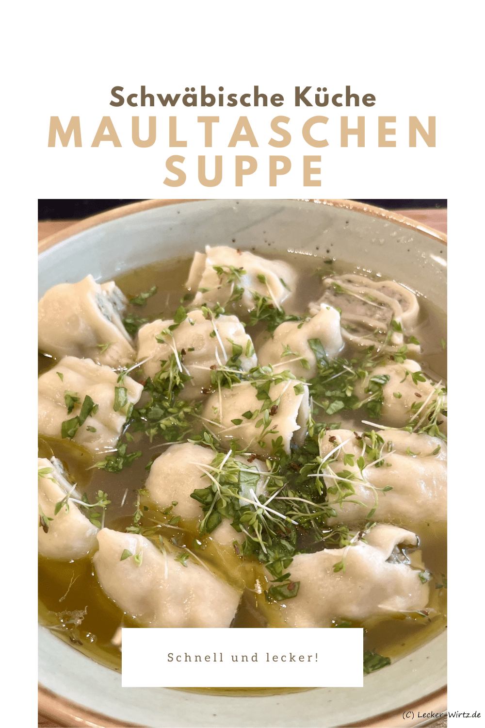 Maultaschen Suppe