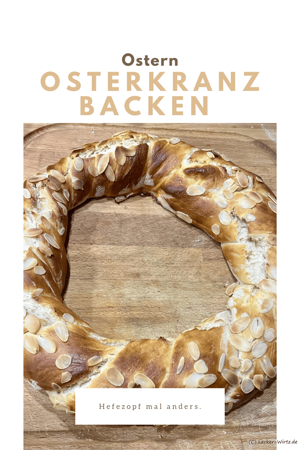 Osterkranz backen