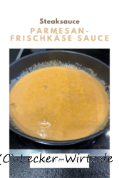 Parmesan-Frischkäse Sauce