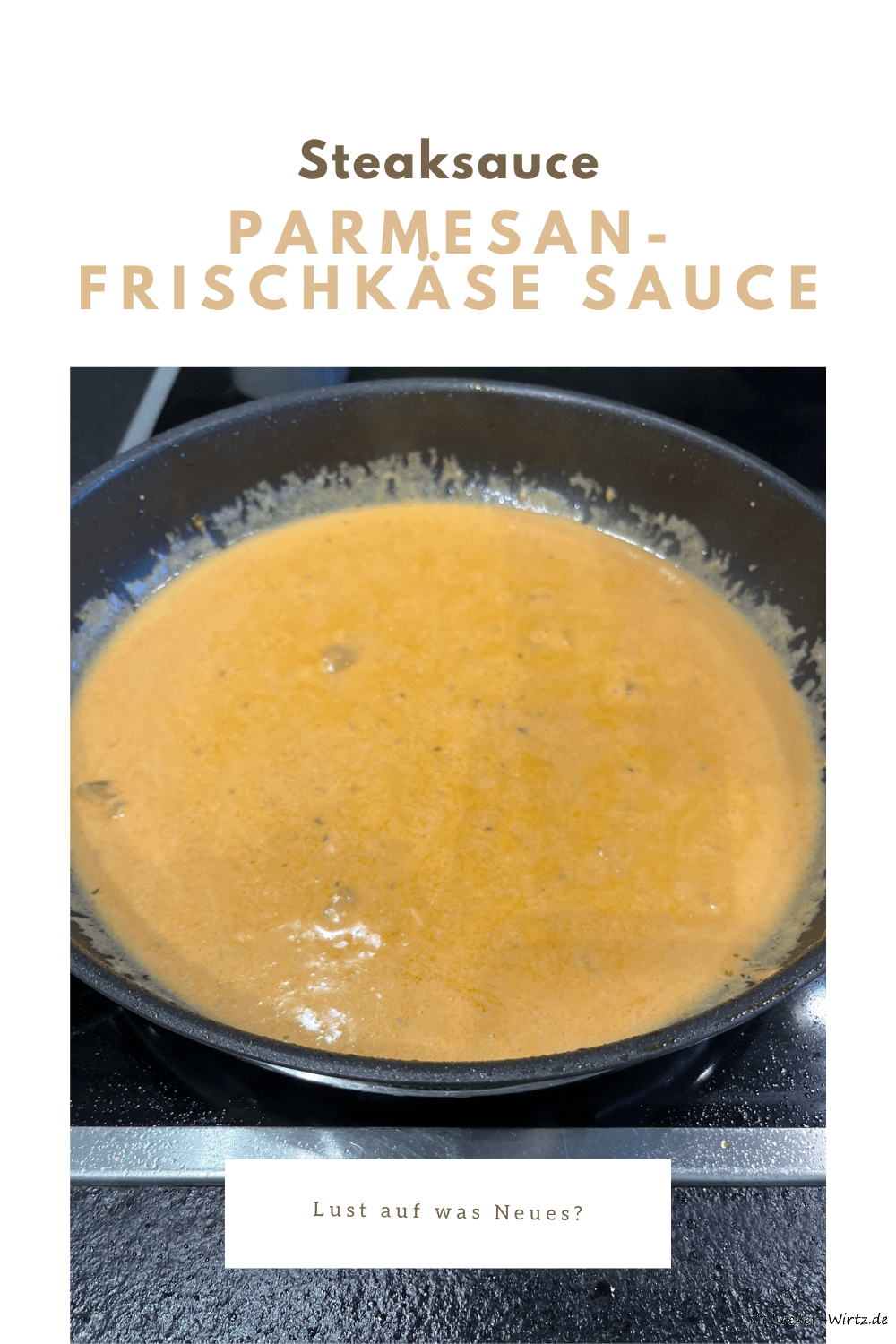 Parmesan-Frischkäse Sauce