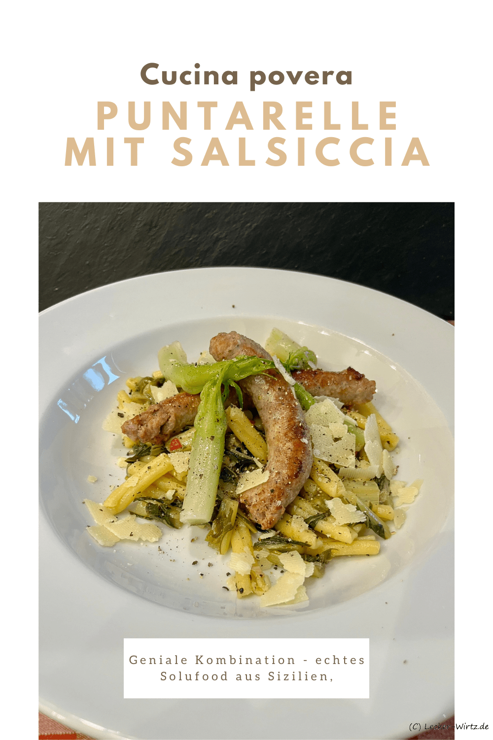 Puntarelle mit Salsiccia