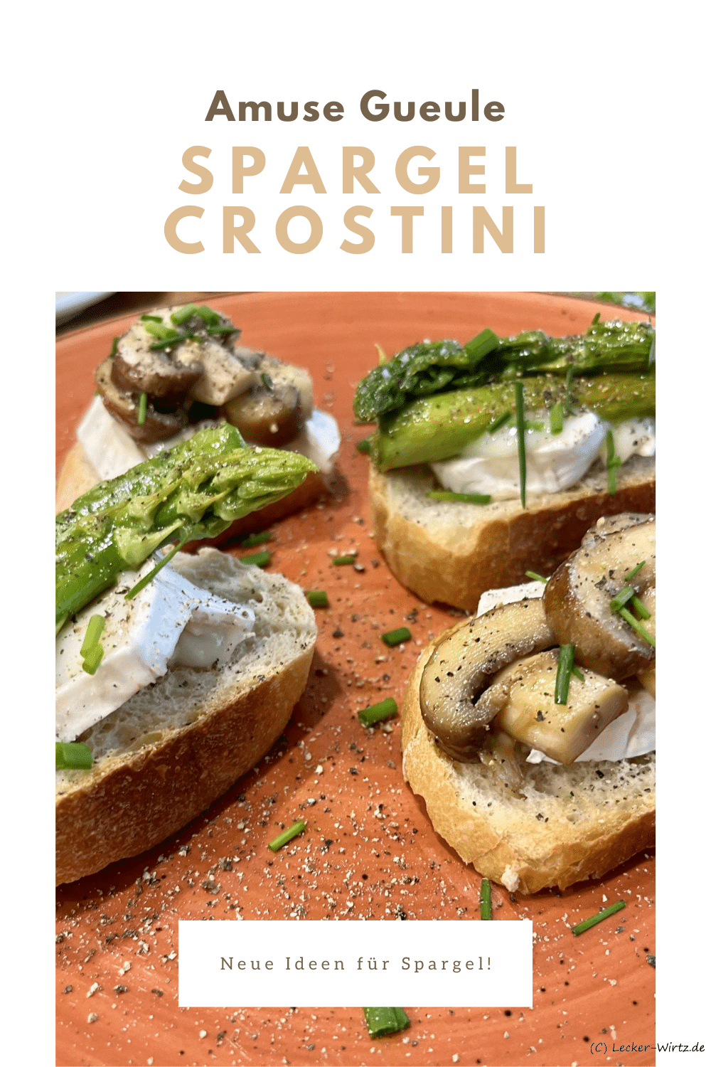 Spargel Crostini