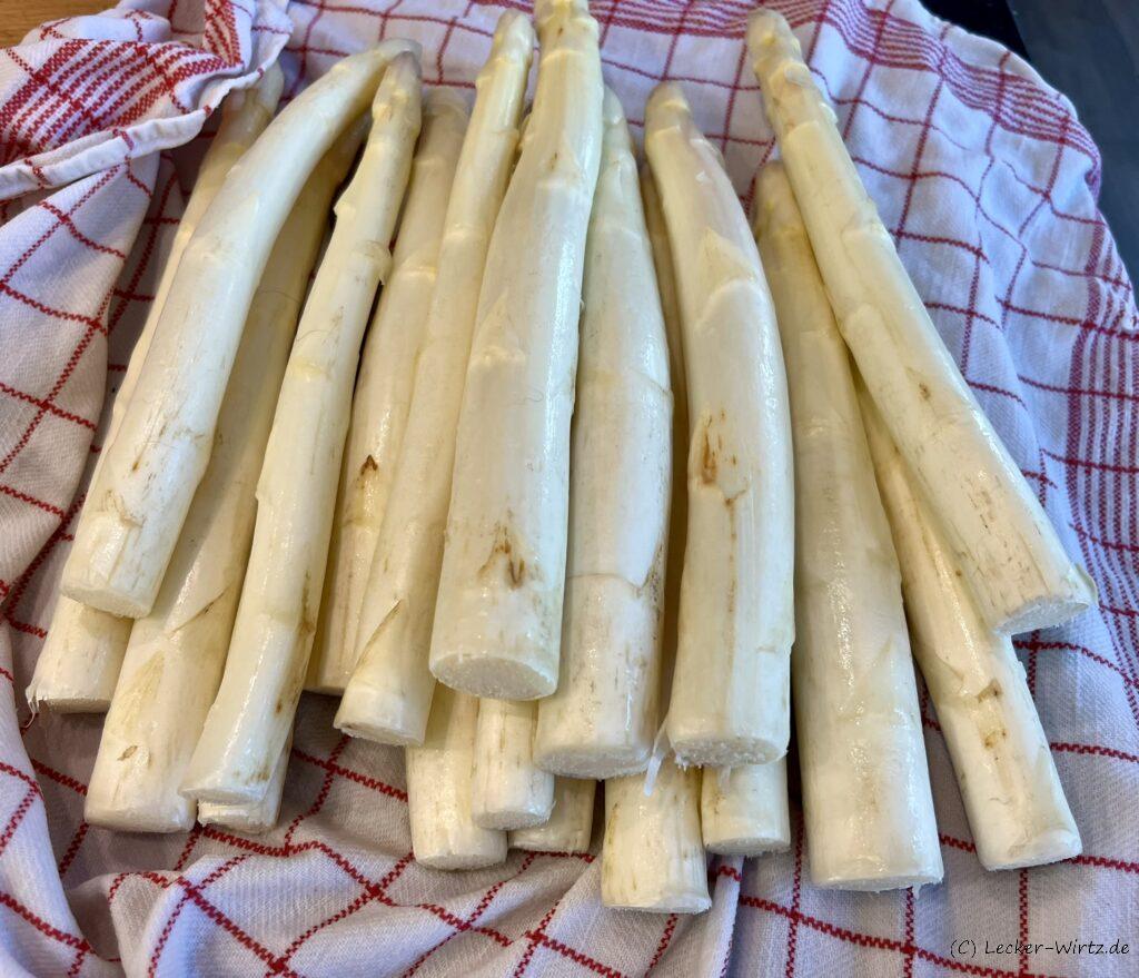 Spargel richtig lagern