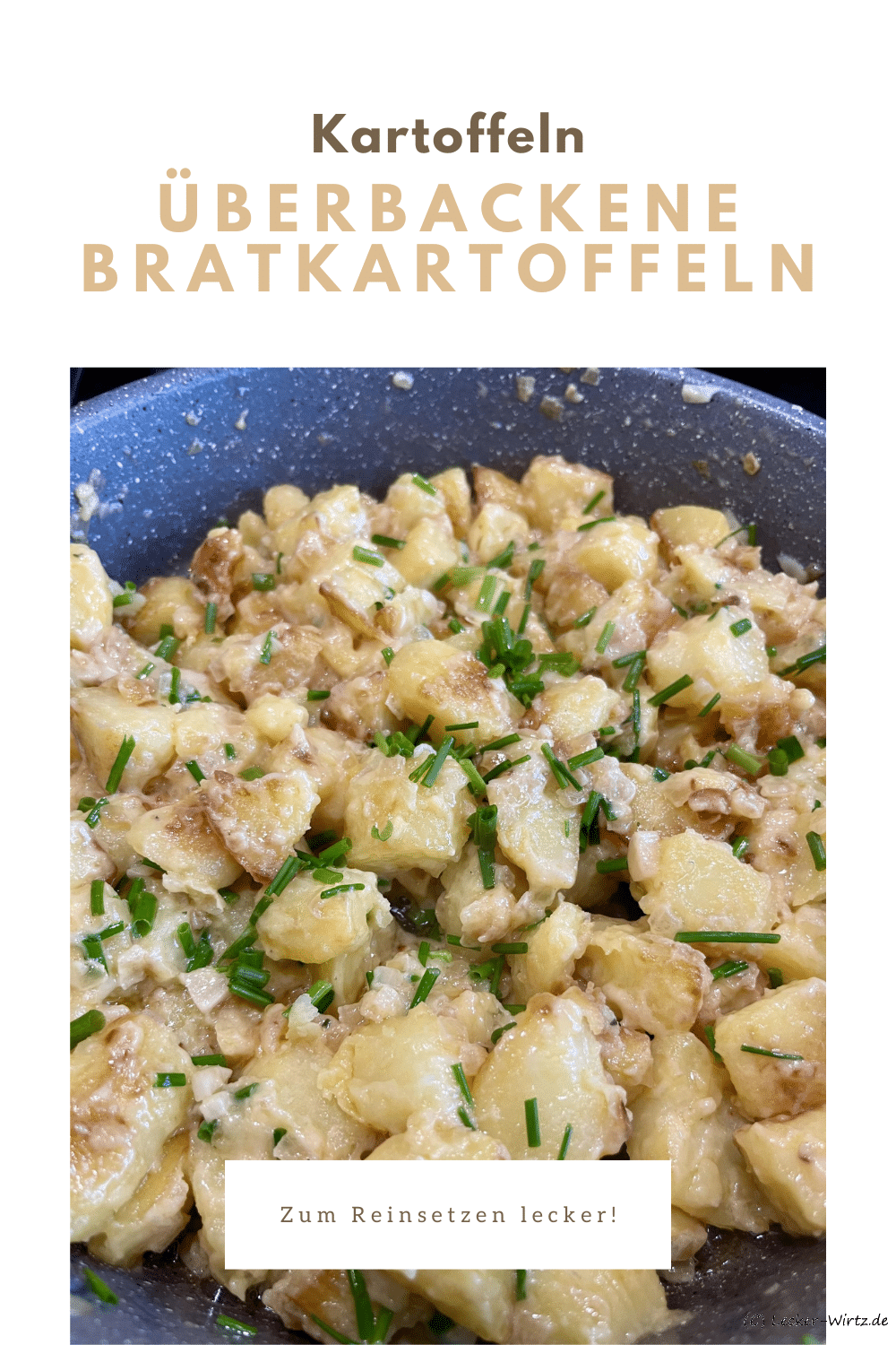 Überbackene Bratkartoffeln