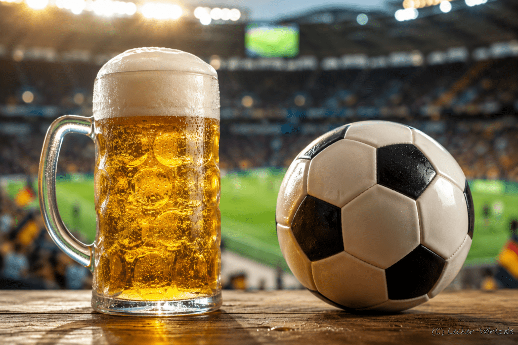 Bier – der Klassiker beim Fußball