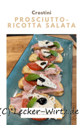 Crostini Prosciutto-Ricotta Salata
