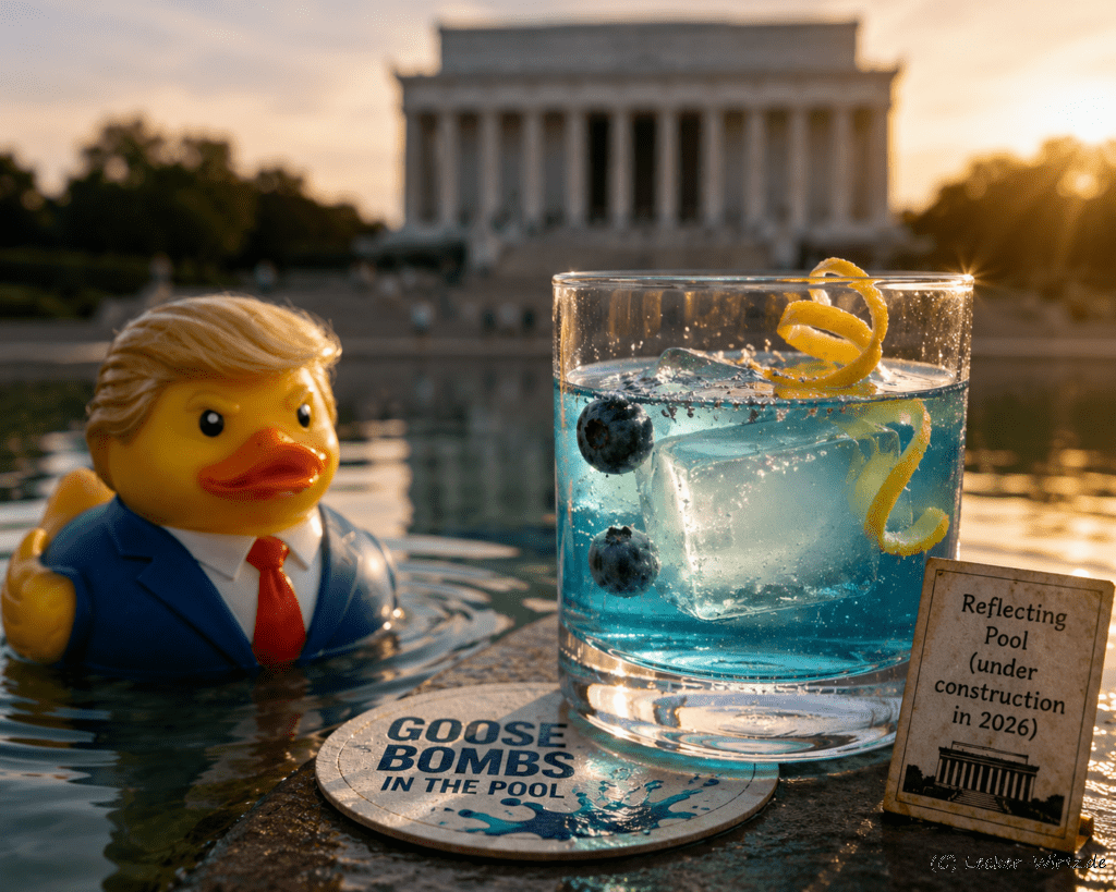 The pool may have changed – the cocktail keeps the reflection alive