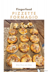 Pizzette formagio – Mini-Pizza mit Käse