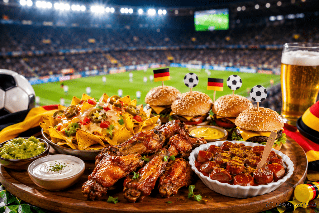 Snacks zum Fußballabend