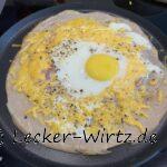 Galette Complète - mit Kochschinken, Spiegelei und französischem Emmentaler