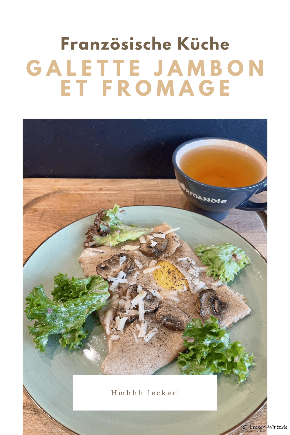 Galette Jambon et fromage