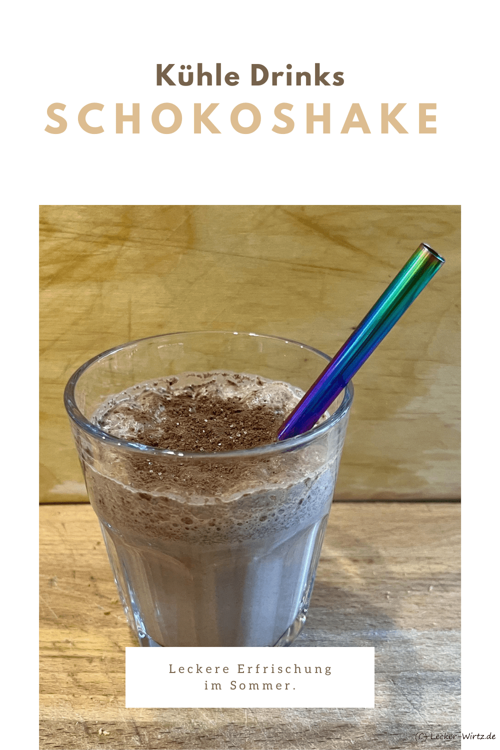 Schokoshake - leckere Erfrischung im Sommer