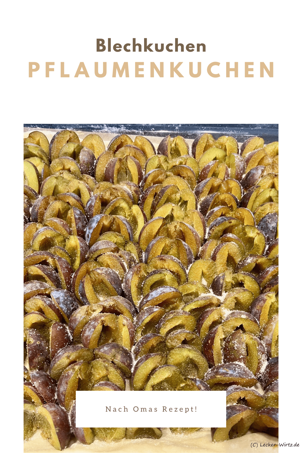 Blech-Pflaumenkuchen