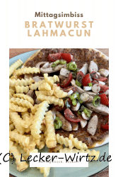 Bratwurst Lahmacun