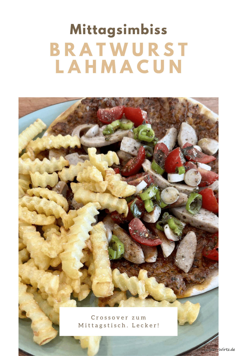 Bratwurst Lahmacun