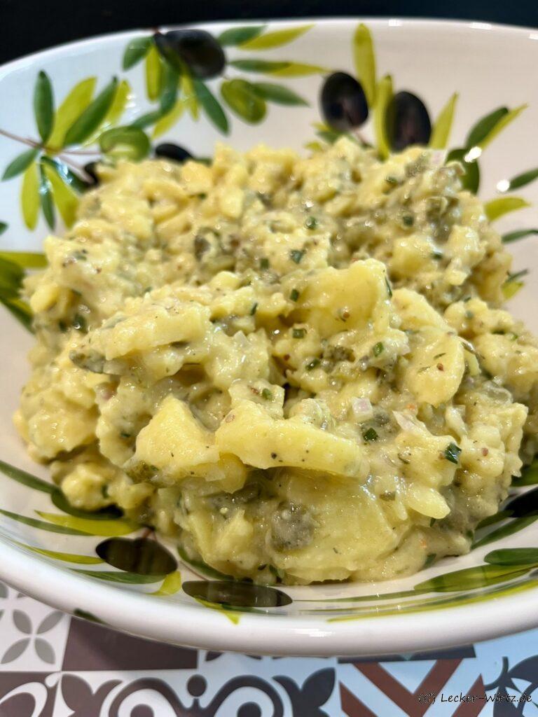 Französischer Kartoffelsalat mit Dijon-Senf und Estragon