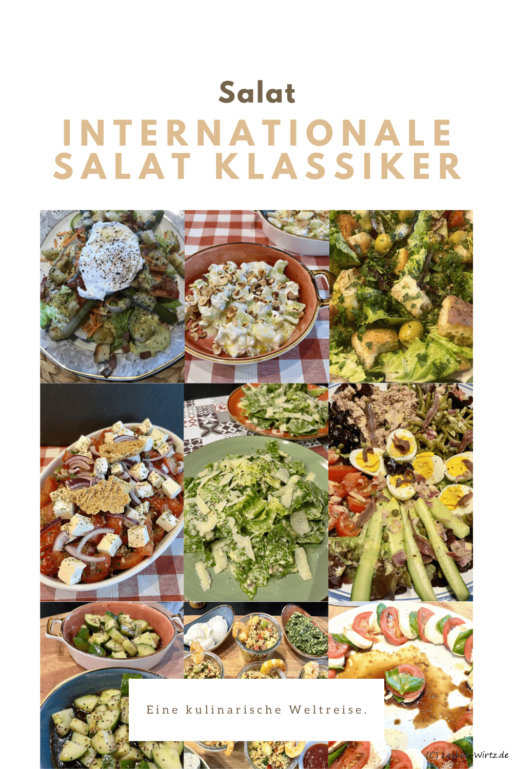 Internationale Salate – eine kulinarische Weltreise