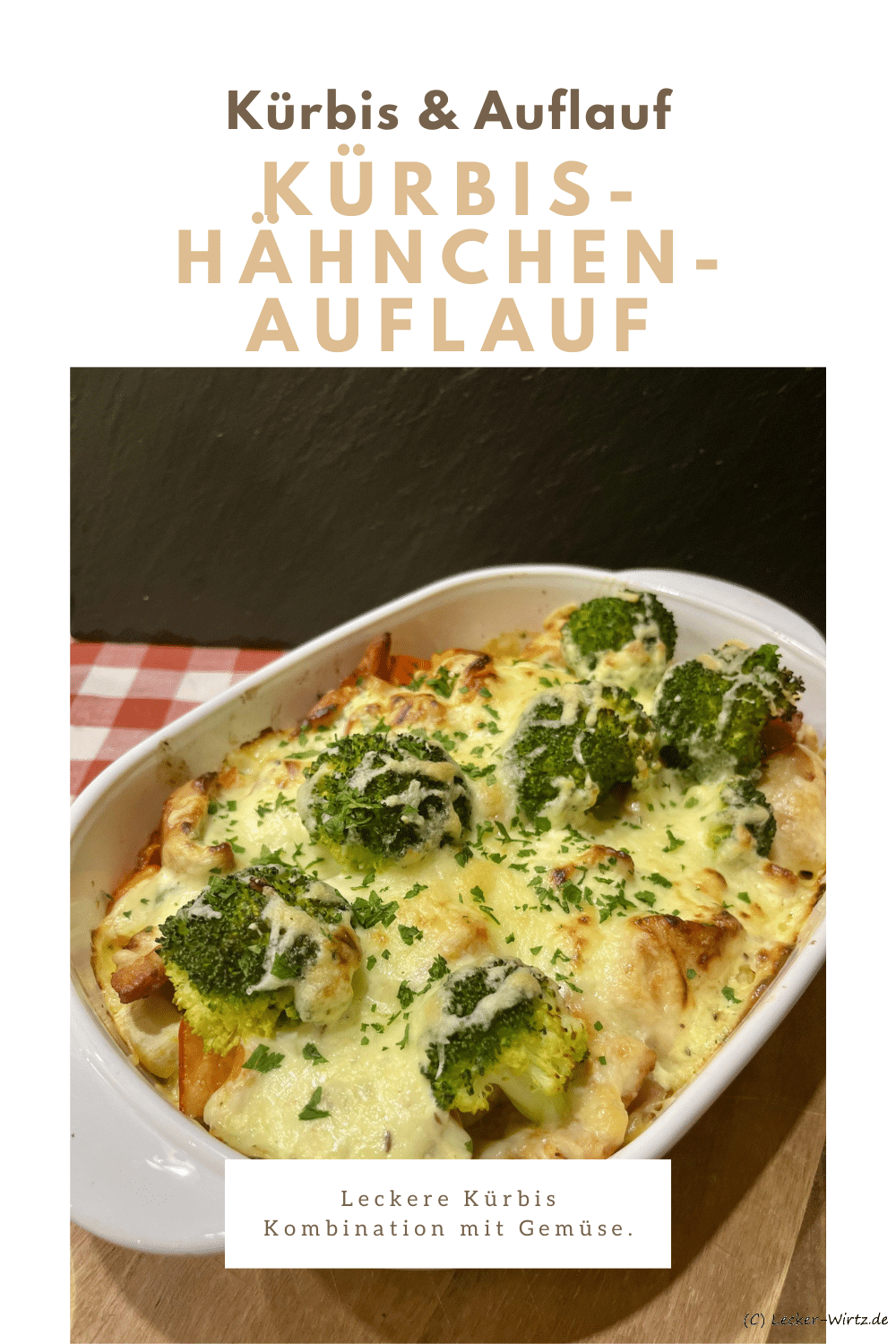 Kürbis-Hähnchen-Auflauf