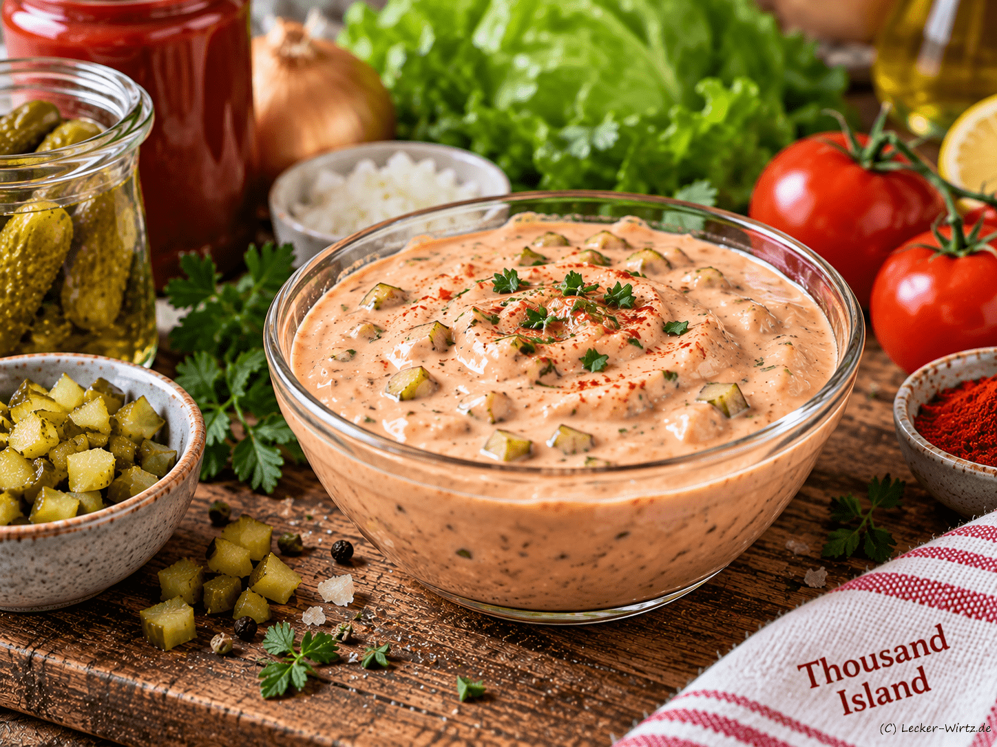 Thousand Island Dressing KI generiert