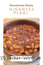 Gigantes plaki – Dicke griechische Bohnen