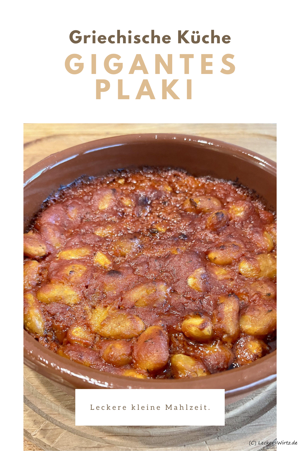 Gigantes plaki – Dicke griechische Bohnen