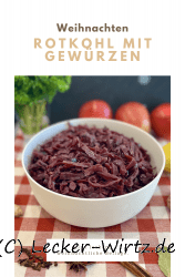 Weihnachtlicher Rotkohl