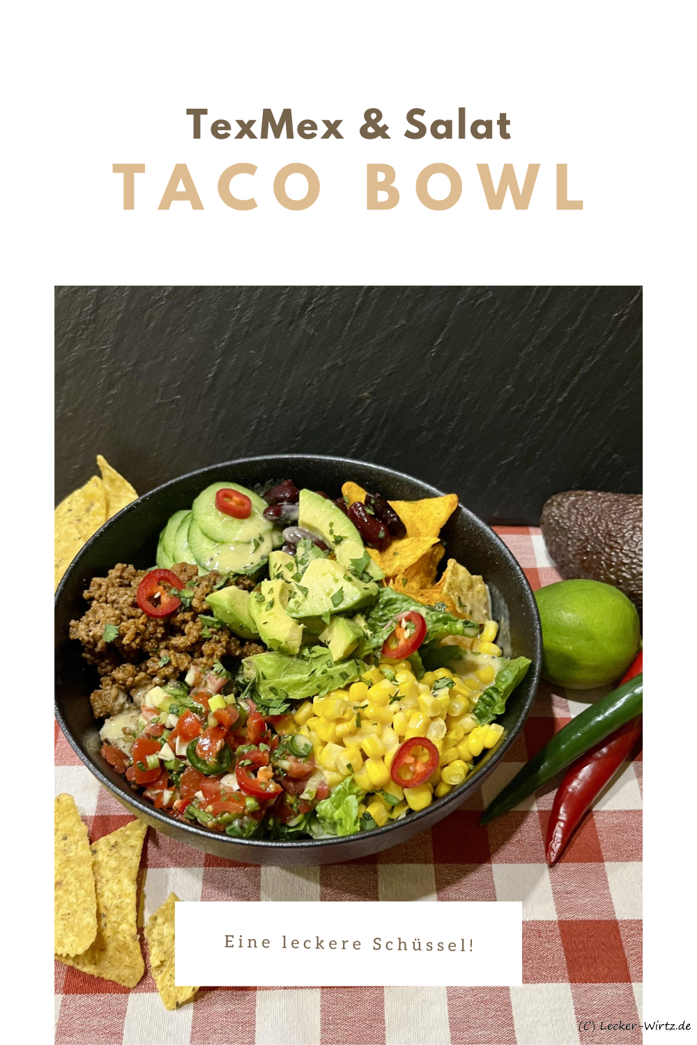 Taco Bowl – eine leckere Schüssel