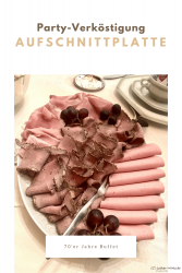 Aufschnittplatte gehört auf jedes Partybuffet